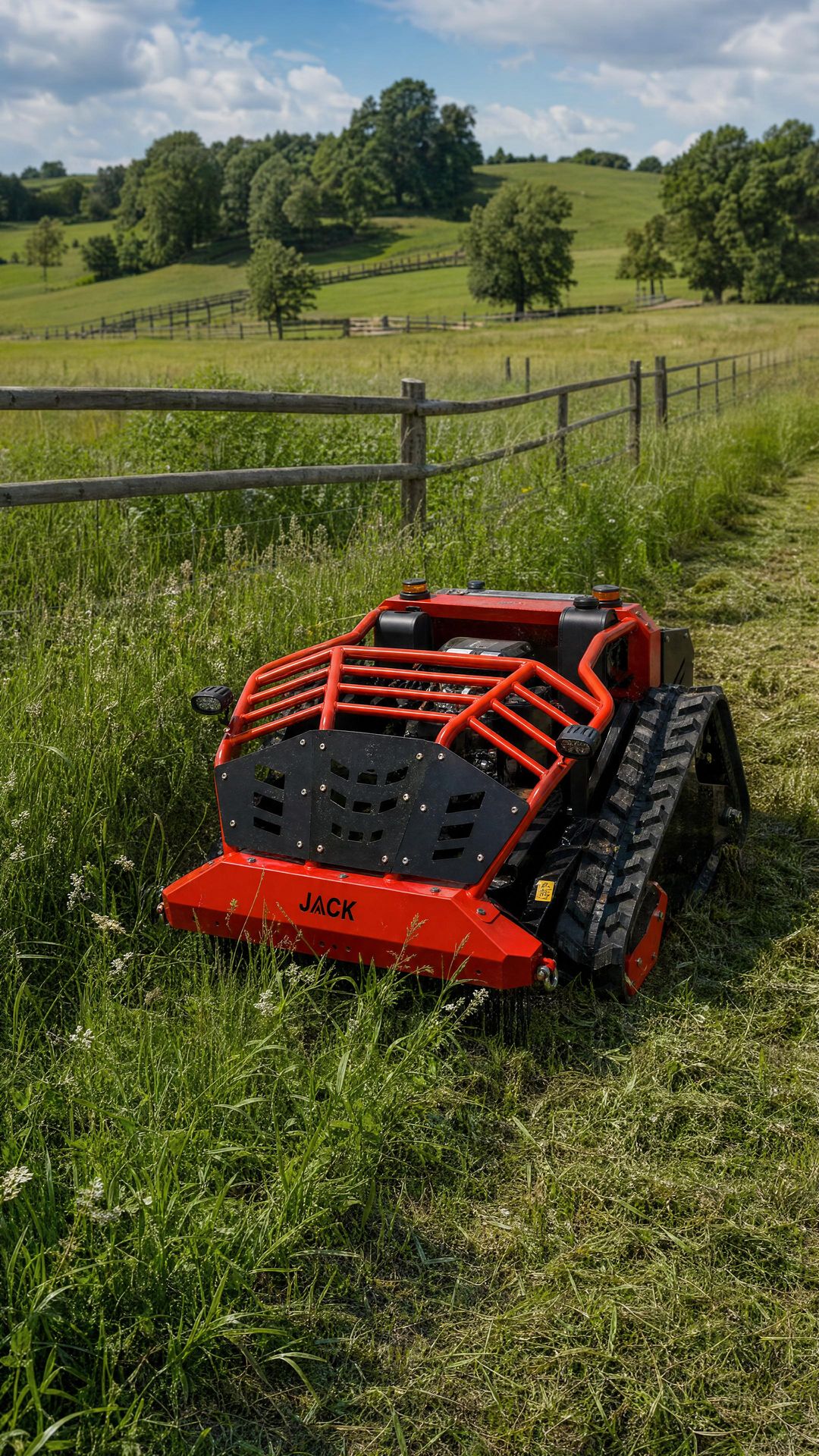 Jack Mulcher in hoher Vegetation