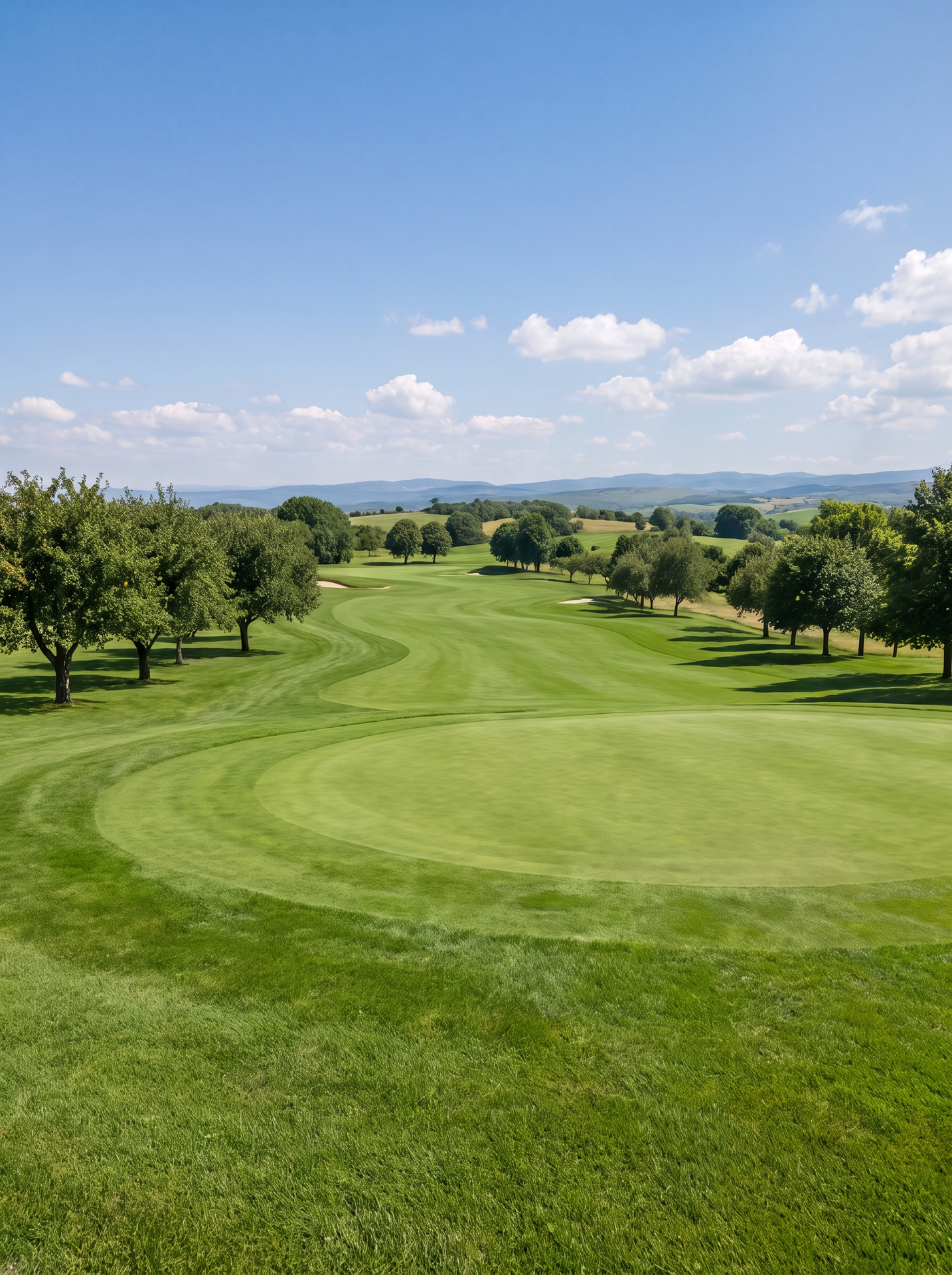 Golfplatz mit gepflegtem Fairway